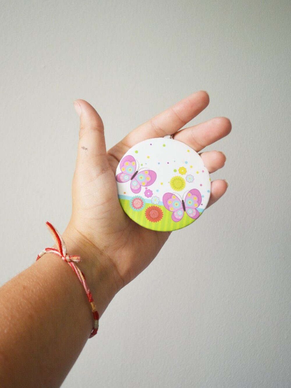 Butterfly Compact Mirror Keychain - Picture 6 of 7